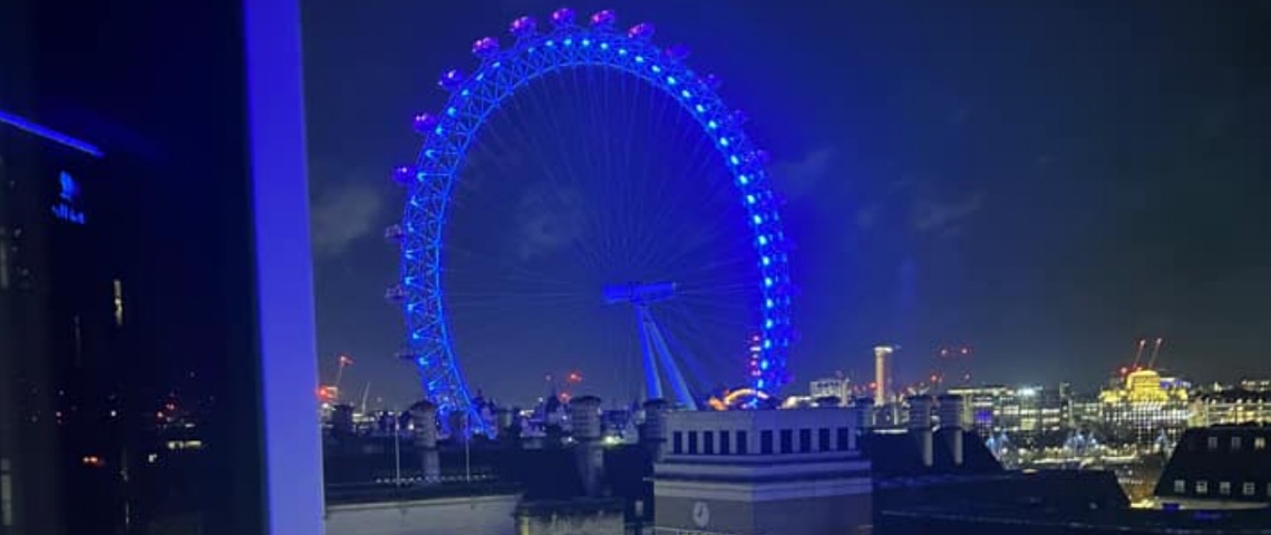 New Year's Eve fireworks in London