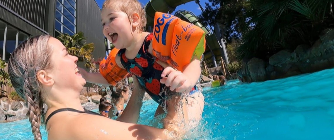 Holly and Max at Center Parcs