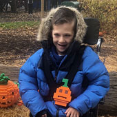 Oliver and his family at Legoland