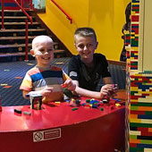 Stanley and his family at Legoland