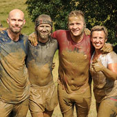 Doncasters Bramah staff and friends at Tough Mudder